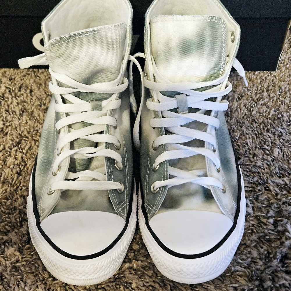 Converse Chuck Taylor All Star High Top Sneakers - Gray/White - Picture 4 of 8